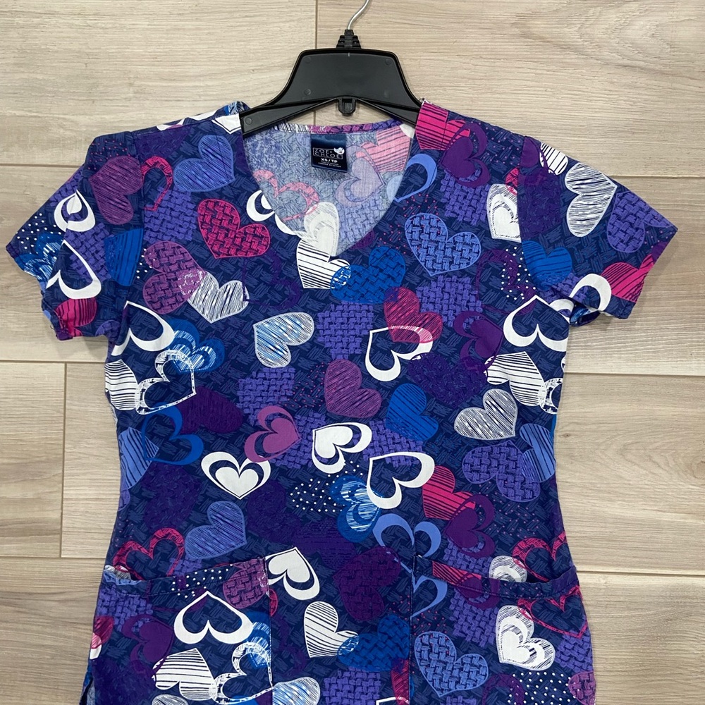 Zoe and Chloe Scrub Top